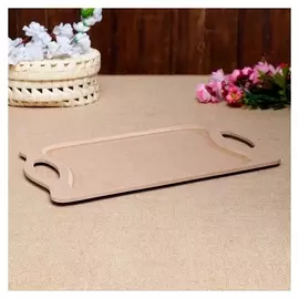 Заготовка для творчества «Поднос с ручками», 23×38 см