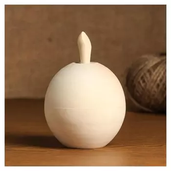 Заготовка для творчества шкатулка яблоко 7см