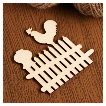 Заготовка для творчества "Забор с петухом"