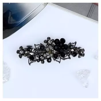 Заколка-автомат для волос "Грациозо" цветы, 7 см