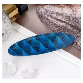 Заколка-автомат для волос "Лепестки" 9*2,5 см