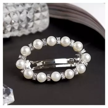 Заколка-автомат для волос "Лоранс" овал