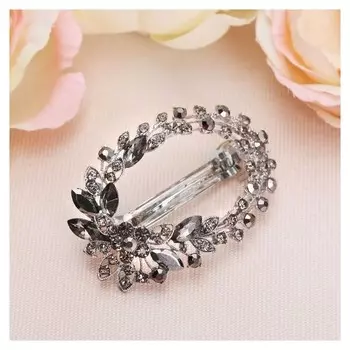 Заколка-автомат для волос "Пиано" цветок