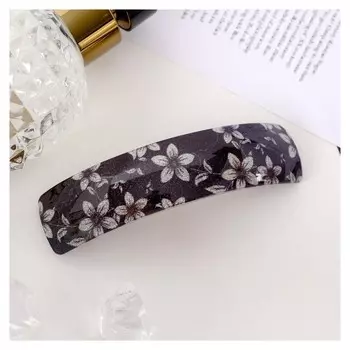 Заколка-автомат для волос "Серебряная ночь"