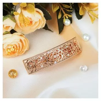 Заколка-автомат "Либерти", розы