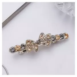 Заколка-автомат "Прима" 7 см бантик