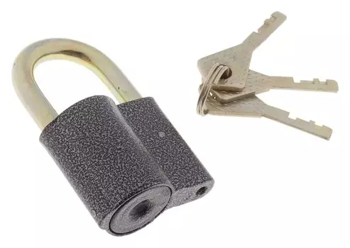 Замок навесной, 43х70 мм, 3 ключа
