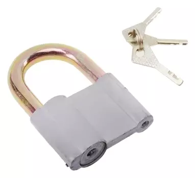 Замок навесной серый 80