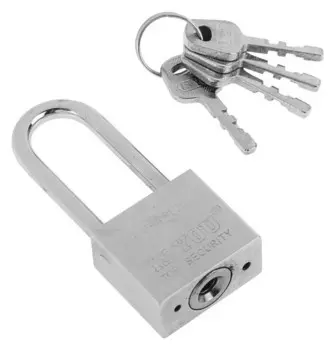 Замок навесной, тип 6, 5х40 мм, длинная дужка