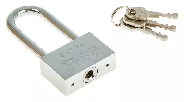 Замок навесной, тип 6, 6х40 мм, длинная дужка