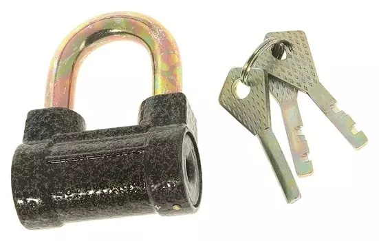 Замок навесной, тип 8, 60 мм, короткая дужка D= 9 мм
