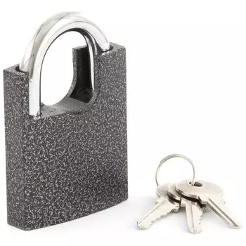 Замок навесной, защищенная дужка, 60 мм