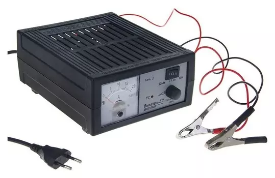 Зарядно-предпусковое устройство "Вымпел-32", 0.8-20 А, 12 В, для гелевых кислотных и AGM АКБ