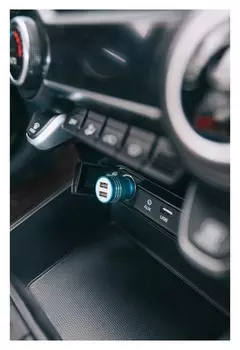 Зарядное устройство Torso, с аварийным наконечником, USB 1.0 А; 2.1 А