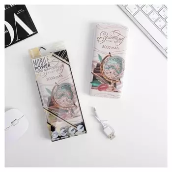 Зарядное устройство «Золотому учителю», 8000 Mah, 14,5 х 6,9 см