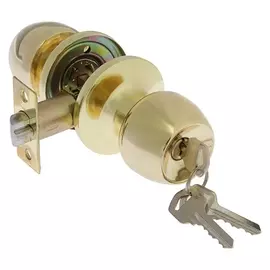 Защелка 1103, с ключом, цвет золото