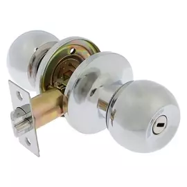 Защелка 1302, с фиксатором, цвет хром