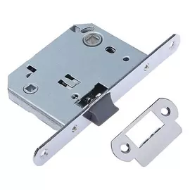 Защелка аллюр АРТ L7050pr CP без ручек с фиксатором, хром