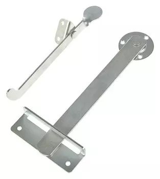 Защелка калитки зк-230-s, цвет цинк