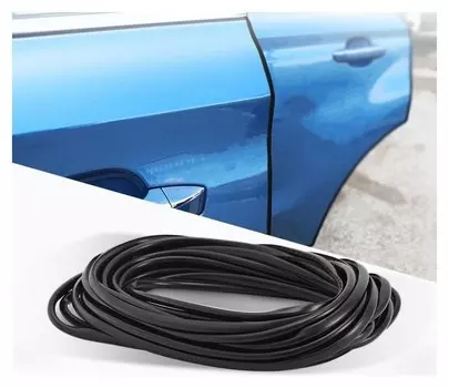 Защитный молдинг дверей, длина 5 м, черный
