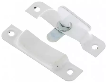 Завертка накладная ЗD 2, белая, 5 шт, (Металлист) россия