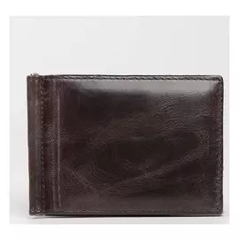 Зажим для купюр, цвет коричневый