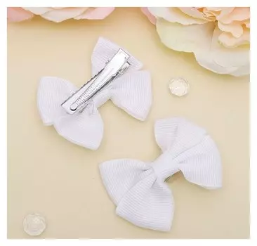 Зажим для волос "Бантик" 5,5 классика