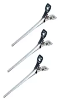 Зажимы для волос алюминиевые 55мм