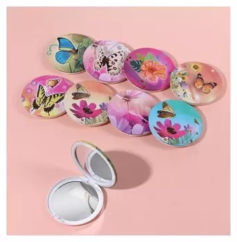 Зеркало складное «Бабочки», с увеличением