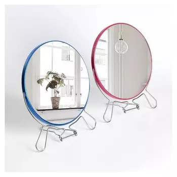 Зеркало складное-подвесное, двустороннее, с увеличением, D зеркальной поверхности 18,5 см