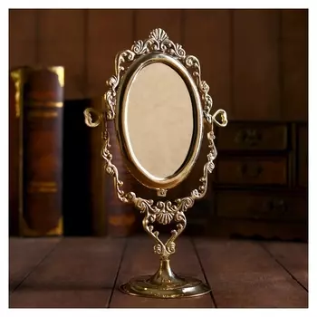 Зеркало "Вензеля" латунь 20х9,5х26 см