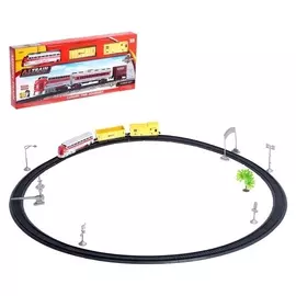 Железная дорога «Грузовой локомотив», со световыми и звуковыми эффектами, длина пути 2,92 м