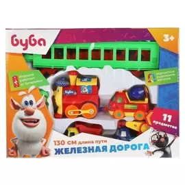 Железная дорога мультяшная «Буба», длина пути 130 см