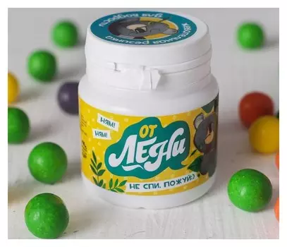 Жевательная резинка со вкусом тутти-фрутти От лени