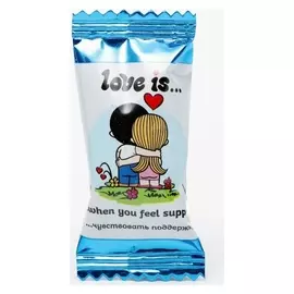 Жевательные конфеты Love Is…, со вкусом сливок, 105 г 4038125