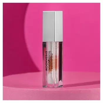 Жидкие тени для век с эффектом голографии, оттенок коричнево-розовый