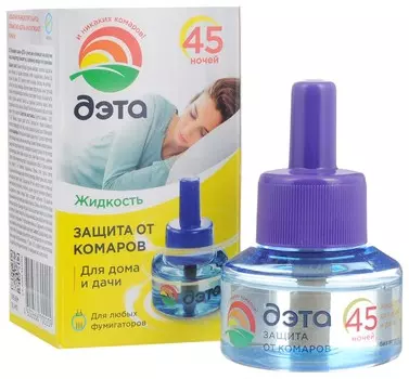 Жидкость от комаров сменный флакон 45 ночей