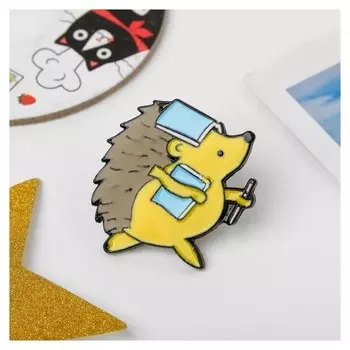 Значок "Ёжик" ученик, цветной