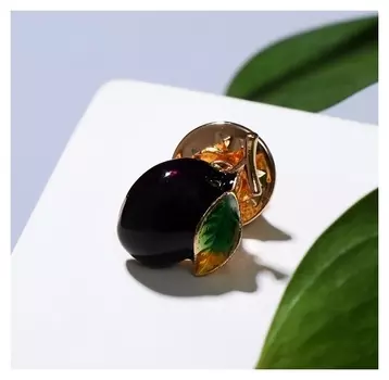 Значок "Маслинка", цветной в золоте