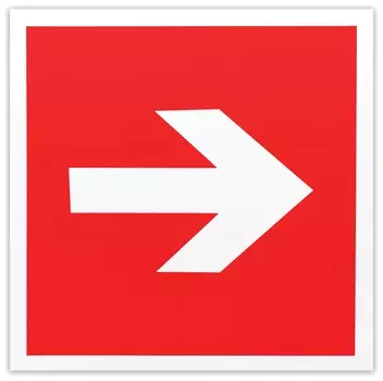 Знак 610578 знак пожарной безопасности направляющая стрелка