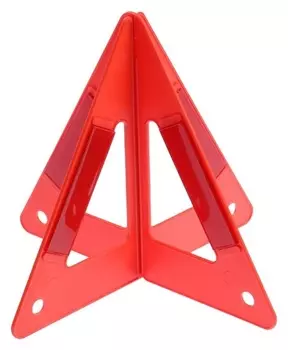 Знак аварийной остановки 26 см, пирамида
