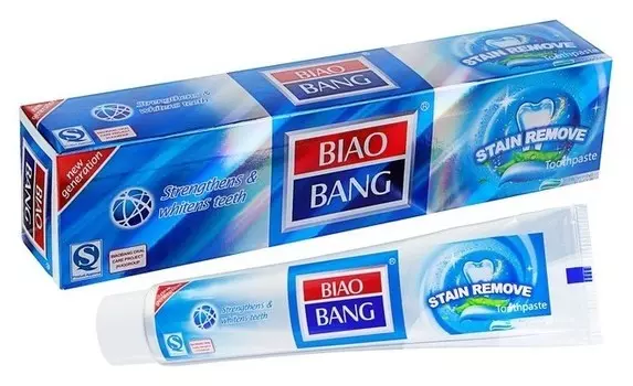 Зубная паста Biao Bang бактерицидная от зубного камня, 200 г.