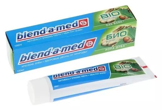 Зубная паста Blend-a-med "Био фтор: кора дуба", 100 мл