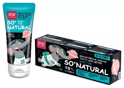 Зубная паста "Junior Бабл Гам" (6-11 лет)