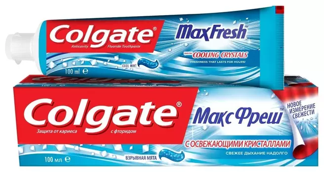 Зубная паста "МаксФреш" Взрывная Мята