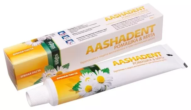 Зубная паста Ромашка и мята