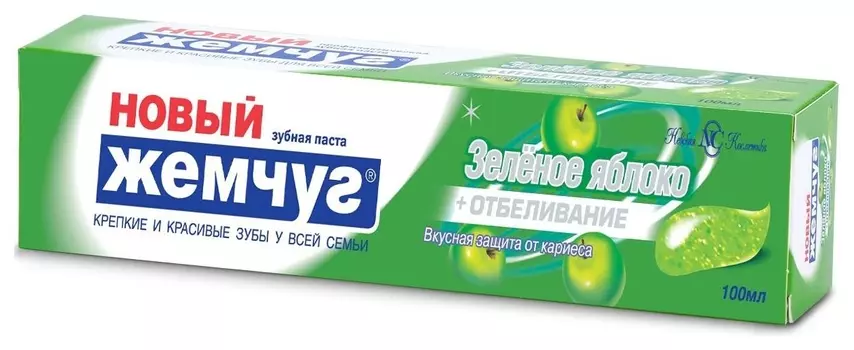 Зубная паста Зеленое яблоко+отбеливание