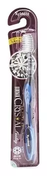 Зубная щетка со сверхтонкими кончиками щетины, разной длины, с анионами, мягкая