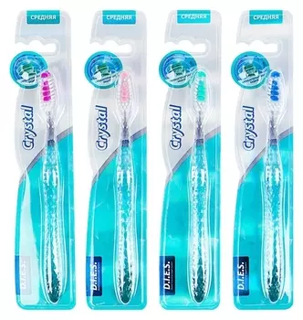 Зубная щётка D.i.e.s. Crystal средней жёсткости, 1 шт.