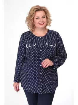 Блузка 1026 синий